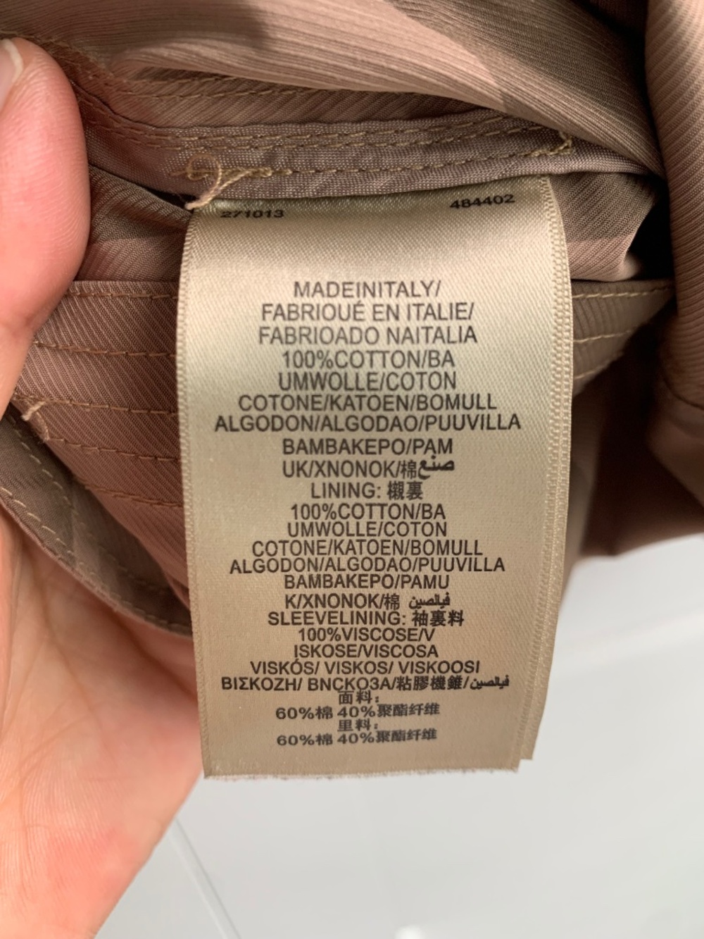 Burberry Brit Trench Coast Size 6 - Picture 10 of 12